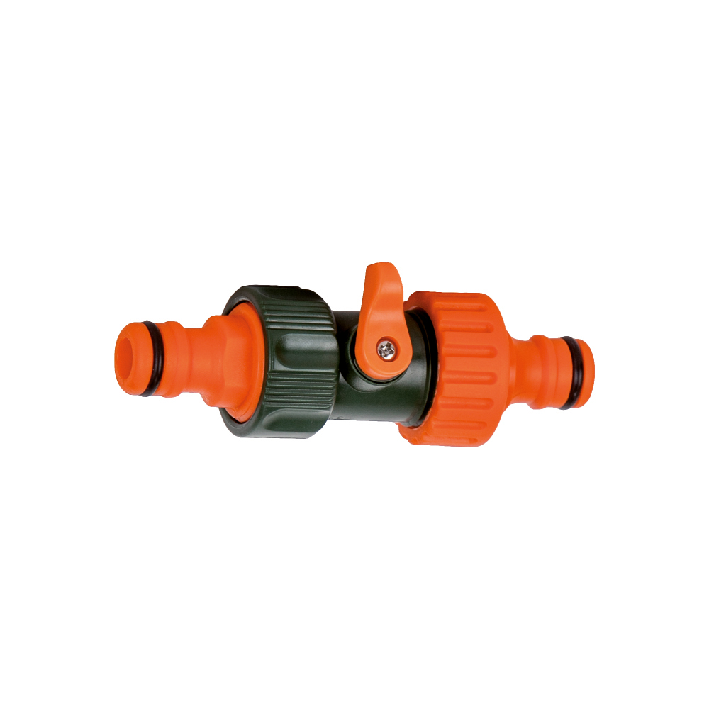Łącznik szybkozłączek z zaworem AQUA STOP - R1122