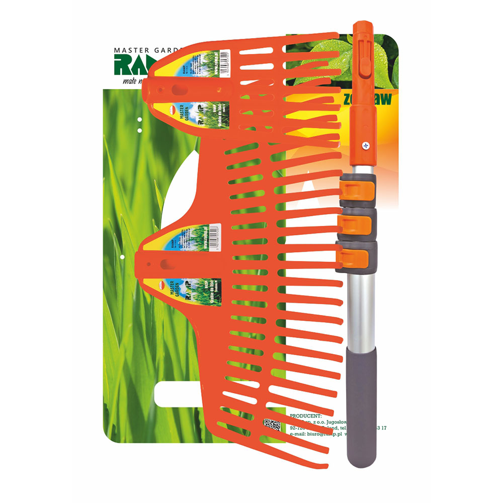 Zestaw grabi S i M + drążek teleskopowy RGZ DMS