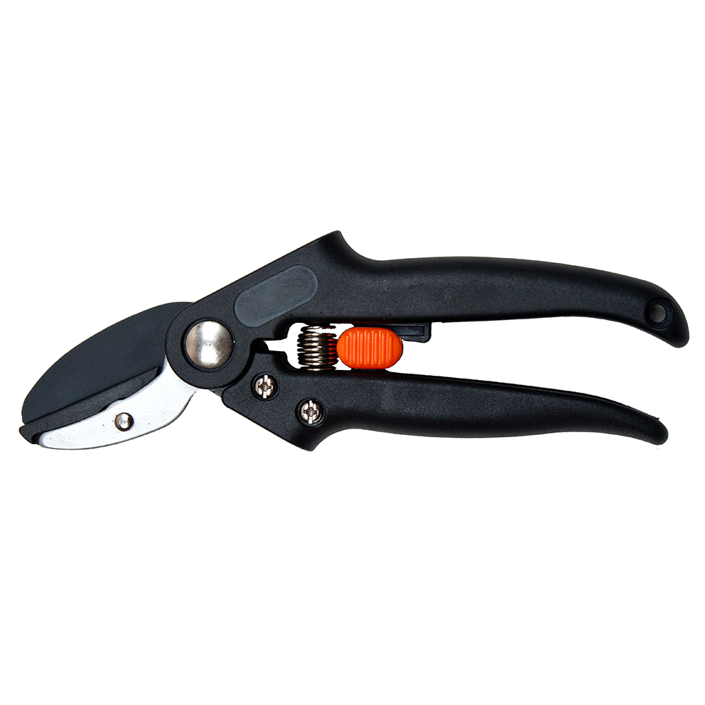 Black anvil secateurs 18,5 cm - RN4108